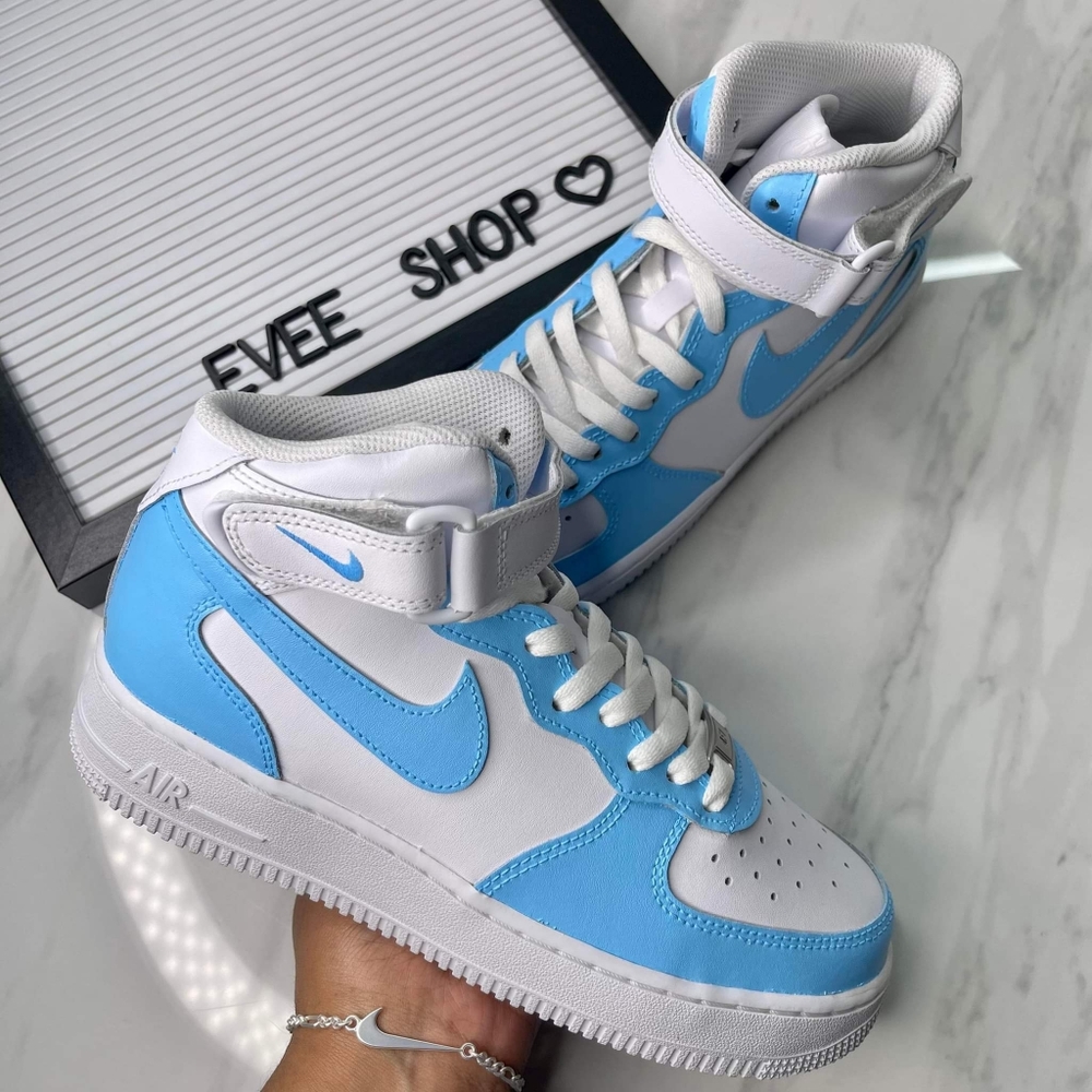 Custom Nike Air Force 1 💙💙